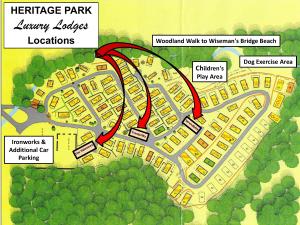 Location of Luxury Lodges Wales